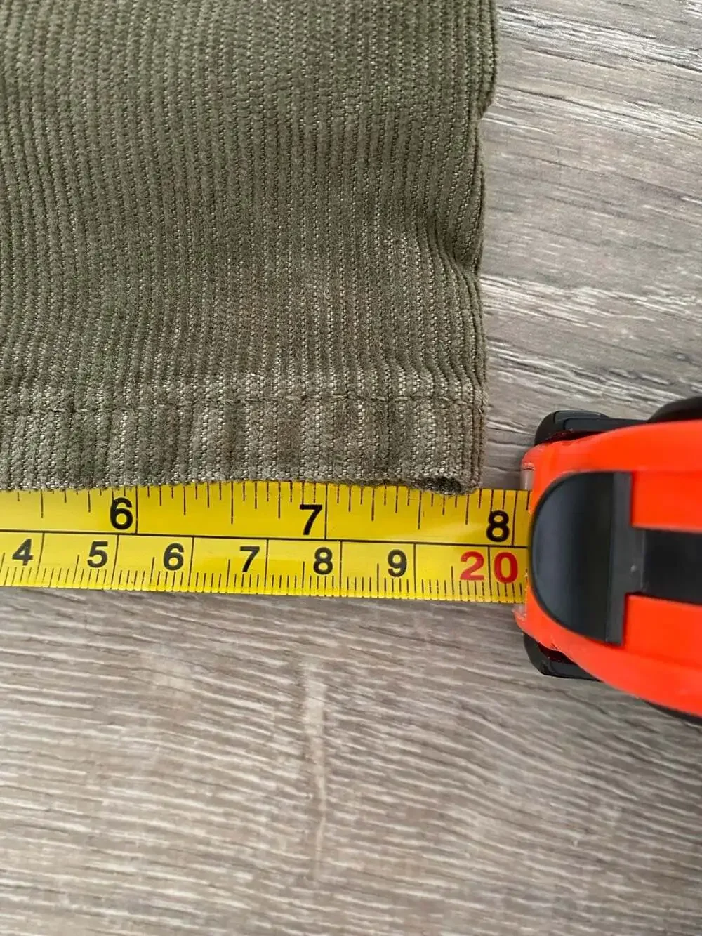 American Eagle Flex Real Good Olive Green Corduroy Pants Men's Size 36x34